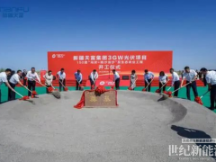 中新建電力集團3GW“光伏+防沙治沙”及生態農業工程項目開建