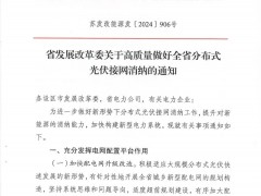江蘇發布新政：2030年分布式光伏接入不低于80GW