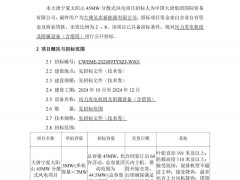 招標 | 單機最大8.35MW！大唐、中煤1.1GW風電項目招標！