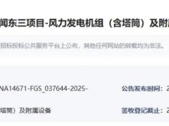 單機16.7MW！廣東500MW海上風電項目啟動風機招標